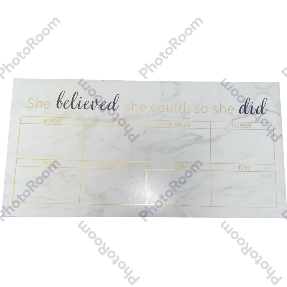 Week dry erase board